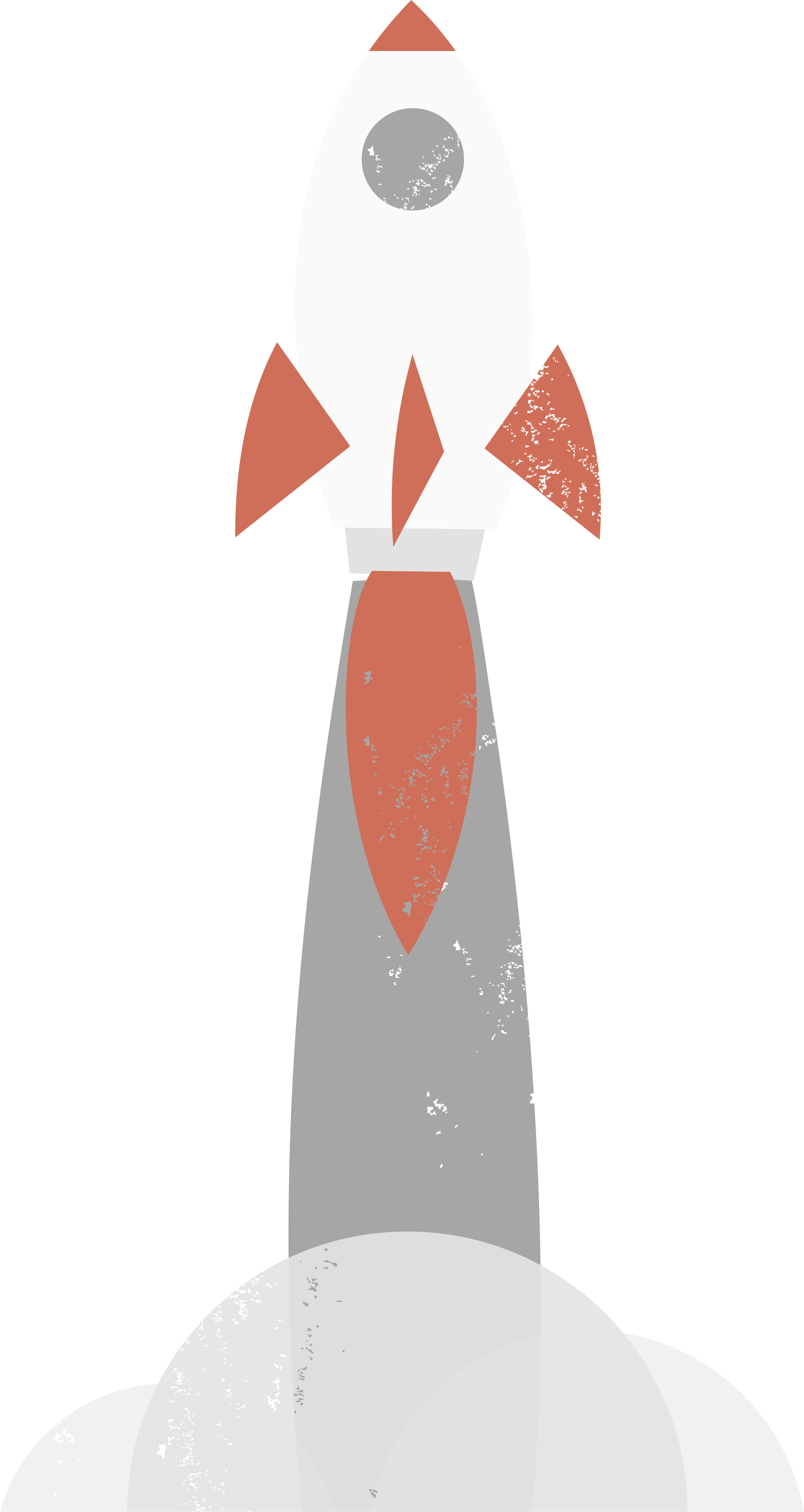 Product marketing in the form of a launched rocket