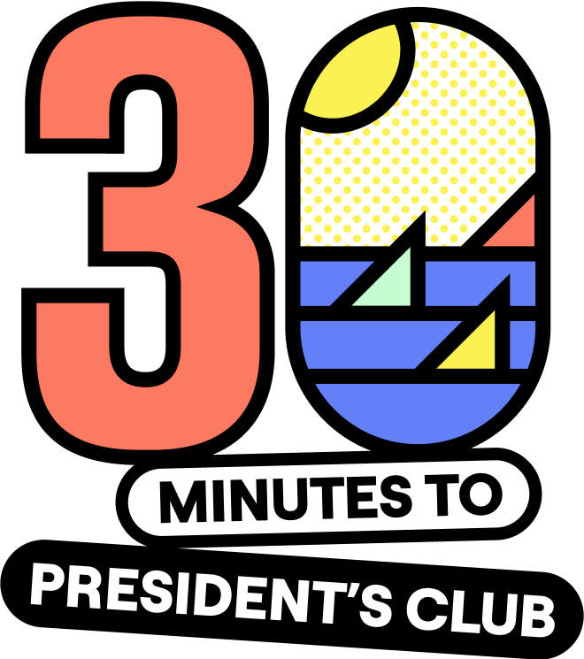 30 Minutes to President Club Sales Proposal Template